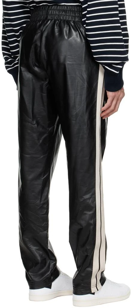 商品Palm Angels|Black Faux-Leather Lounge Pants,价格¥1846,第3张图片详细描述