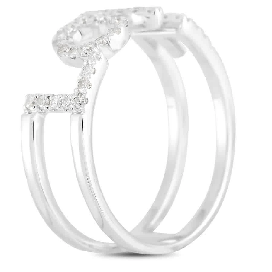 商品LB Exclusive|14K White Gold 0.35 ct Diamond Love Ring,价格¥3887,第2张图片详细描述