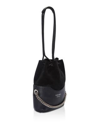 商品meli melo|Hetty Velvet & Leather Bucket Bag,价格¥2748,第2张图片详细描述