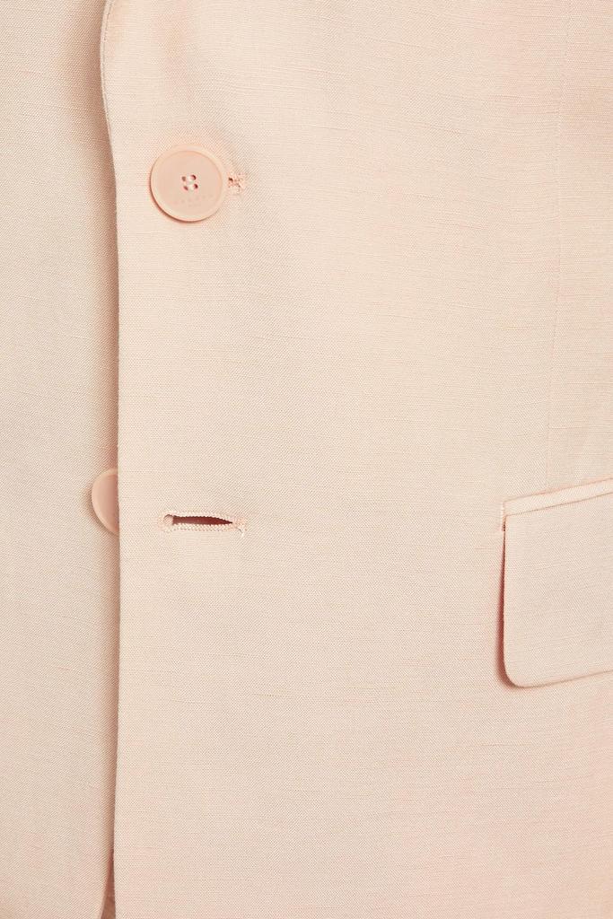 商品Sandro|Slub linen-blend blazer,价格¥1286,第6张图片详细描述