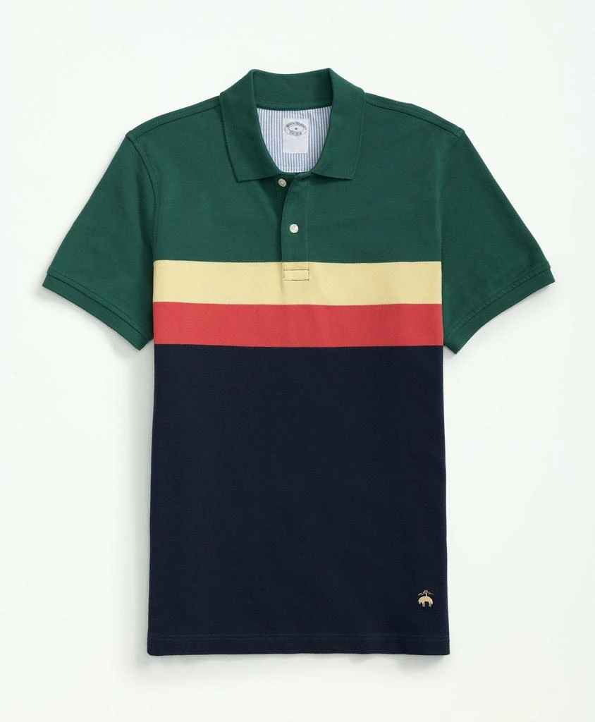 商品Brooks Brothers|Supima® Cotton Multi-Stripe Polo Shirt,价格¥568,第1张图片