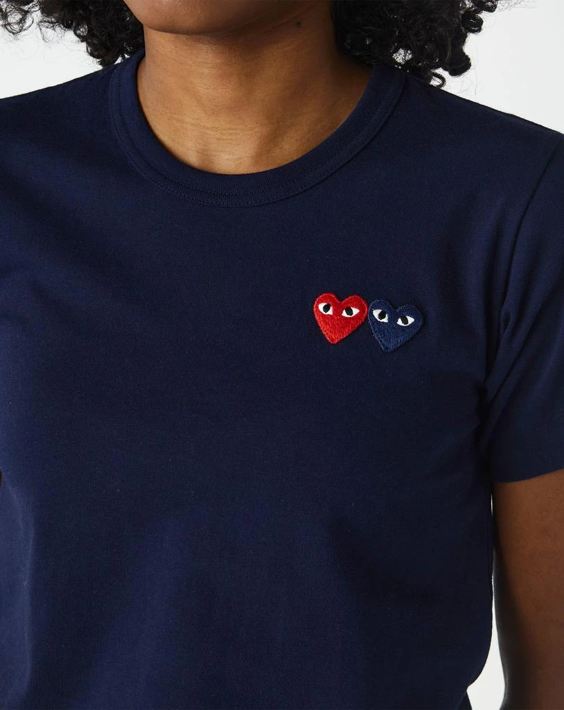 商品Comme des Garcons|Women's Double Heart T-Shirt,价格¥566,第4张图片详细描述