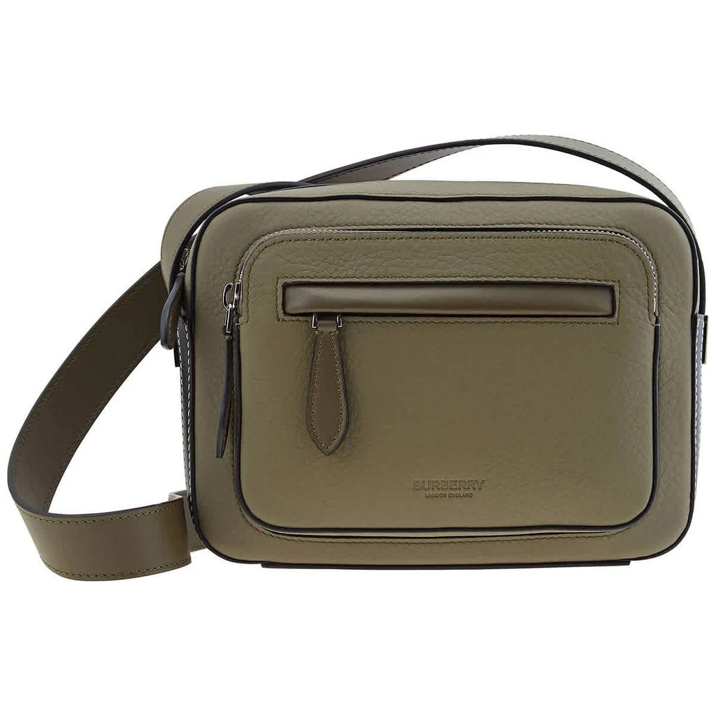 商品Burberry|Olympia Two-tone Grainy Leather Crossbody Bag,价格¥4342,第1张图片