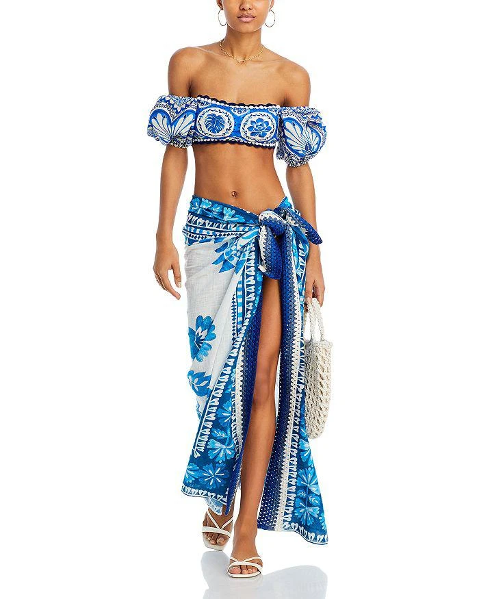 Flora Tapestry Sarong Swim Cover-Up 商品