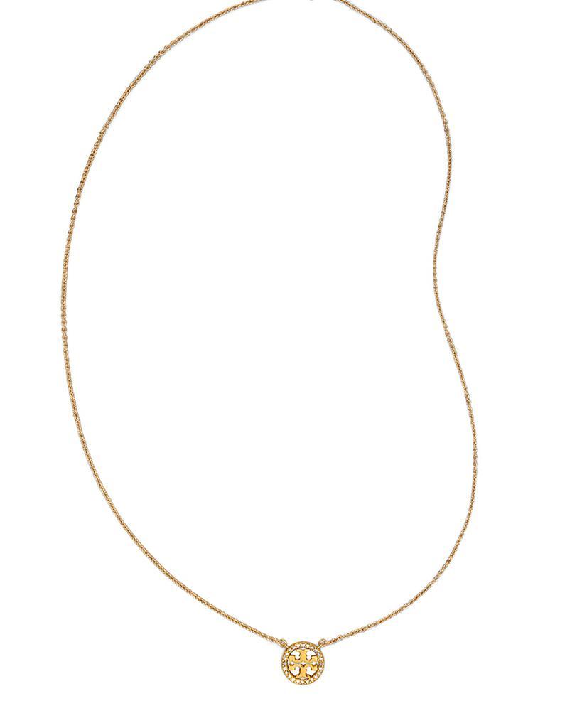 商品Tory Burch|Miller Pave Logo Delicate Necklace,价格¥721,第1张图片