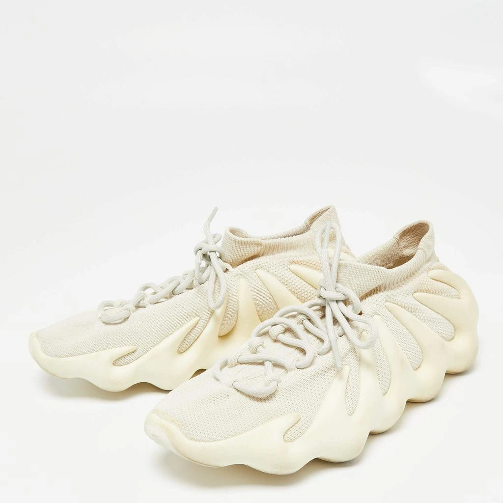 商品[二手商品] YEEZY|Yeezy x Adidas Cream Knit Fabric 450 Cloud White Sneakers Size 44 2/3,价格¥928,第2张图片详细描述