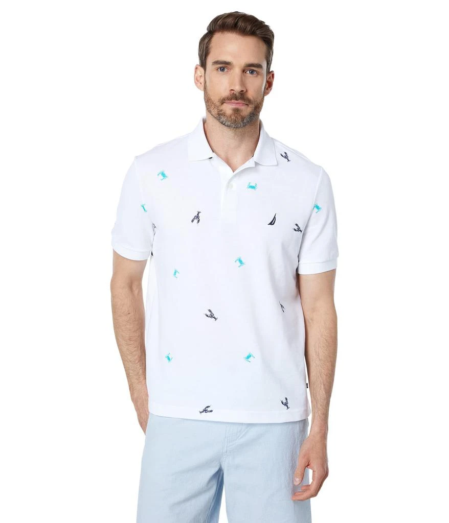 商品Nautica|Classic Fit Printed Polo,价格¥169,第1张图片