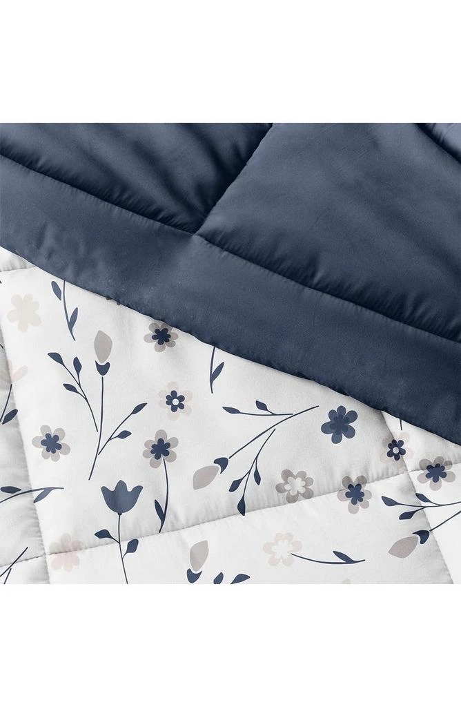 商品IENJOY HOME|HOME SPUN Premium Down Alternative Forget Me Not Reversible Comforter Set,价格¥454,第5张图片详细描述