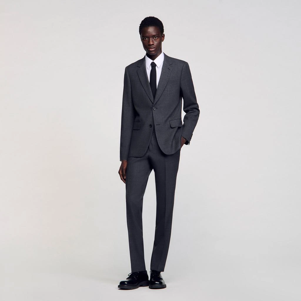 商品Sandro|Wool suit jacket,价格¥4369,第1张图片
