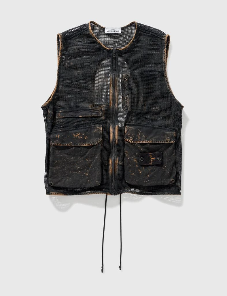 商品Stone Island|Cotton Ripstop Off-Dye OVD Vest,价格¥3373,第1张图片