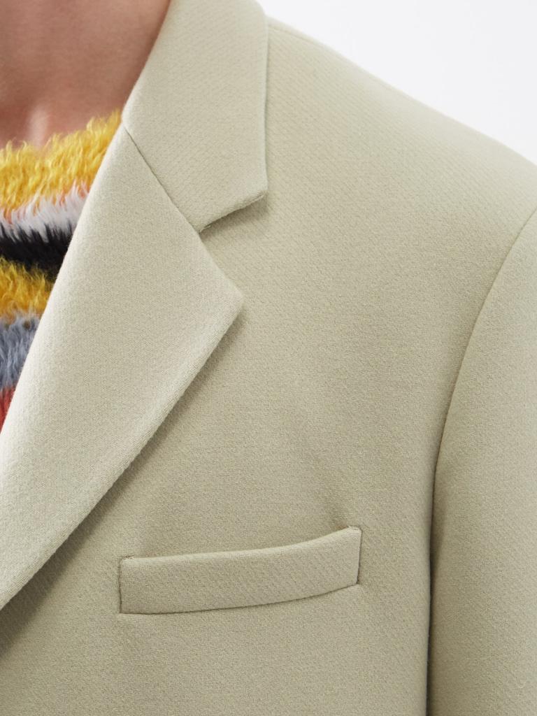 Tailored wool-blend twill overcoat商品第3张图片规格展示