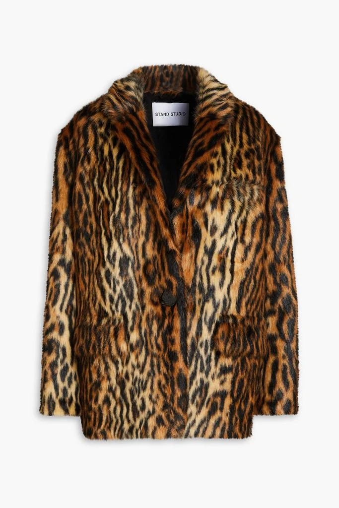 商品STAND STUDIO|Leopard-print faux fur jacket,价格¥1402,第1张图片