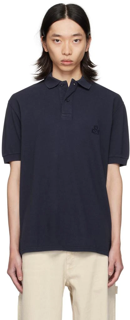 商品Isabel Marant|海军蓝 Afko Polo 衫,价格¥1269,第1张图片