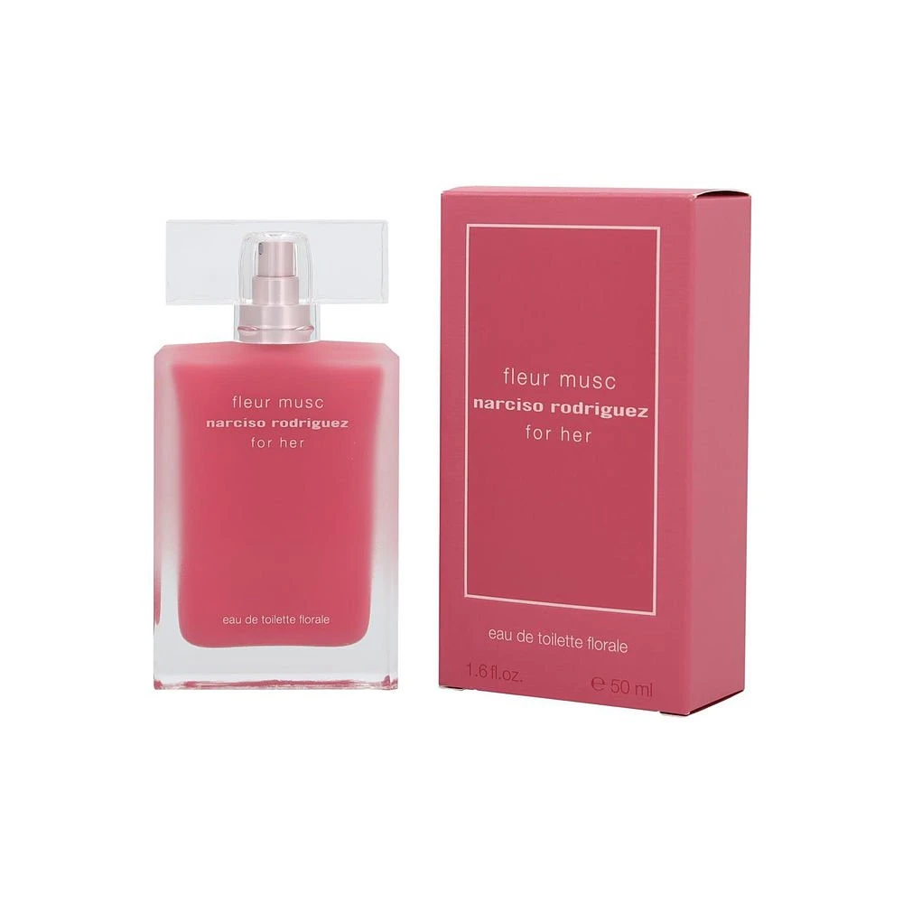 商品Narciso Rodriguez|NARCISO RODRIGUEZ 纳茜素 诱人花卉（玫瑰麝香）女士淡香水  EDT 50ml,价格¥366,第1张图片