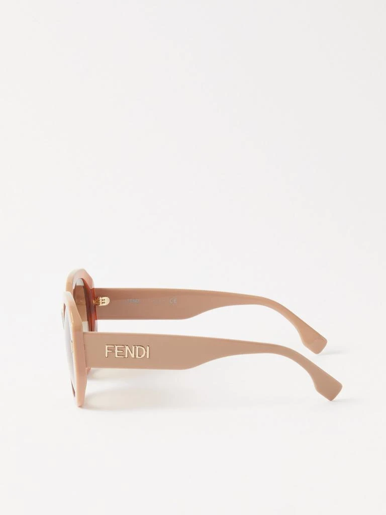 商品Fendi|Oversized round metal sunglasses,价格¥3843,第5张图片详细描述