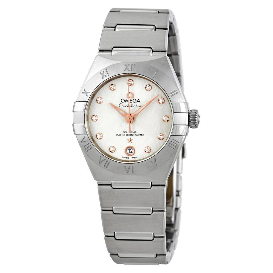 商品Omega|Constellation Automatic Diamond Silver Dial Ladies Watch 131.10.29.20.52.001,价格¥37025,第1张图片