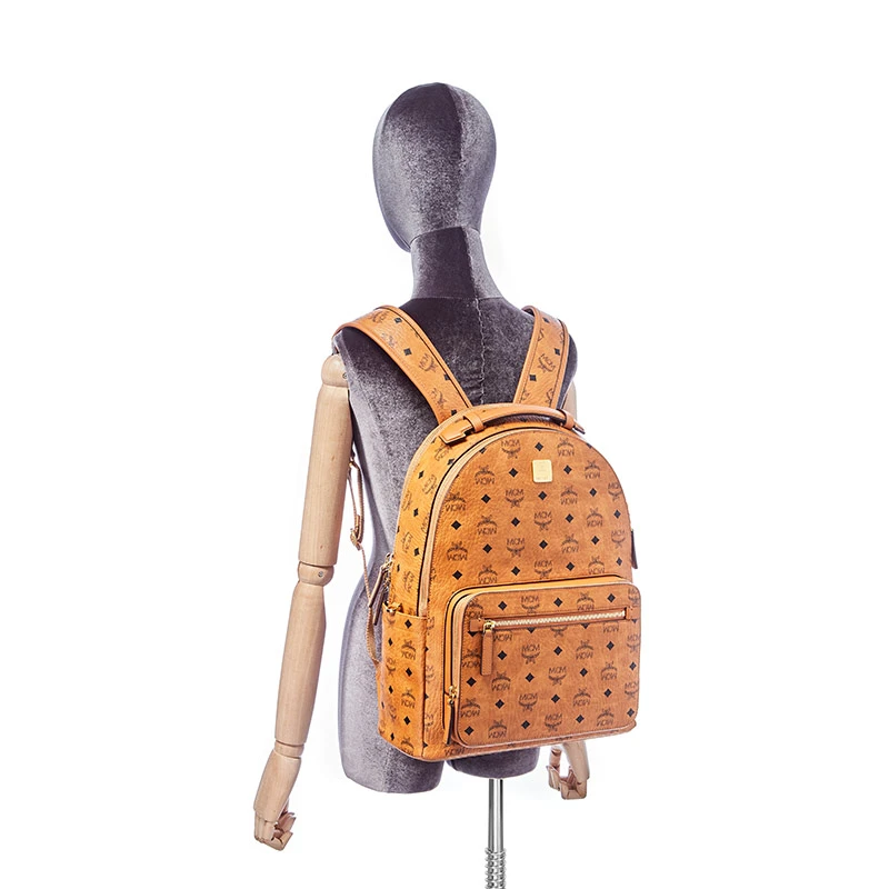 MCM Stark Visetos情侣款双肩包 干邑色MMKAAVE07CO001 商品