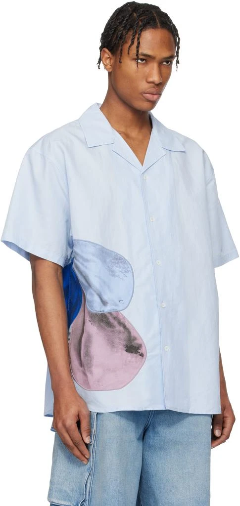 商品JW Anderson|Blue Balloon Embroidery Short Sleeve Shirt,价格¥3067,第2张图片详细描述