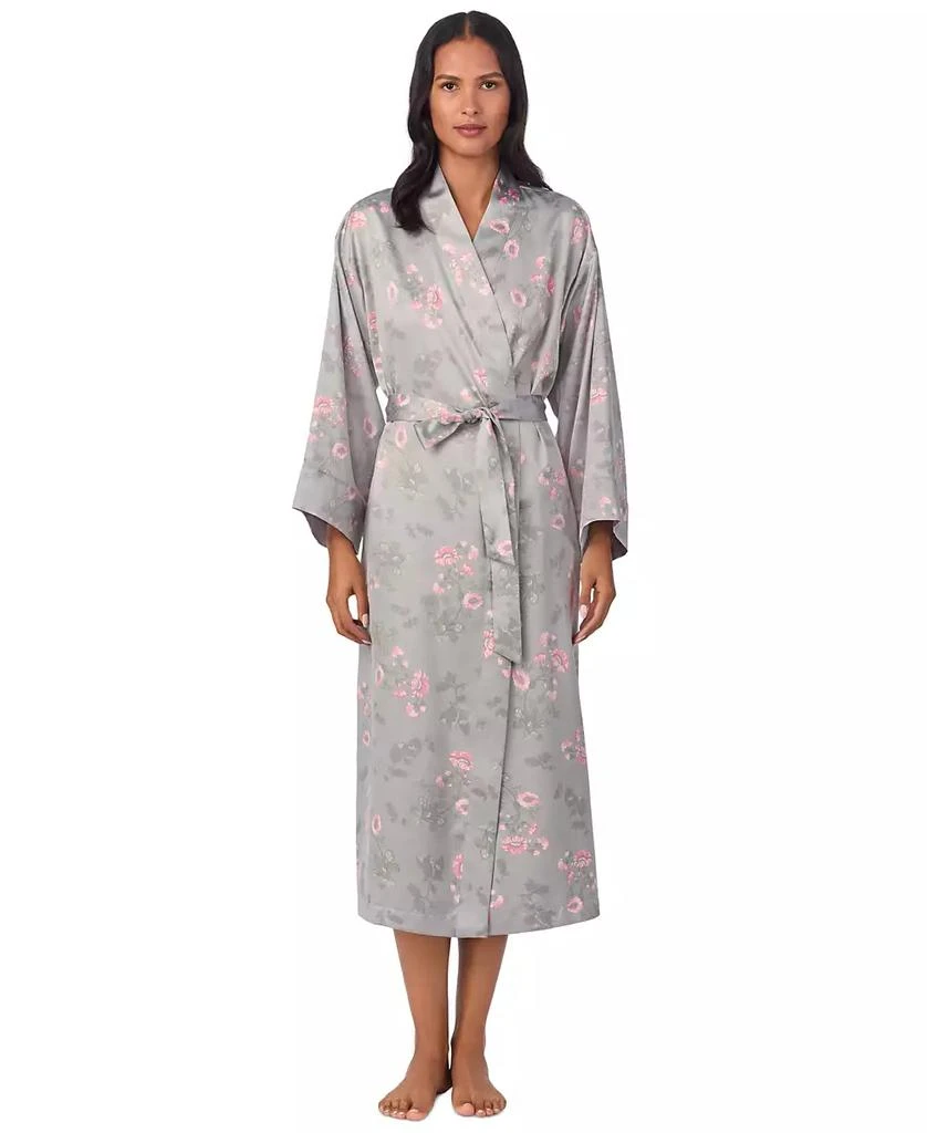 商品Ralph Lauren|Women's Floral Satin Kimono Robe,价格¥454,第1张图片