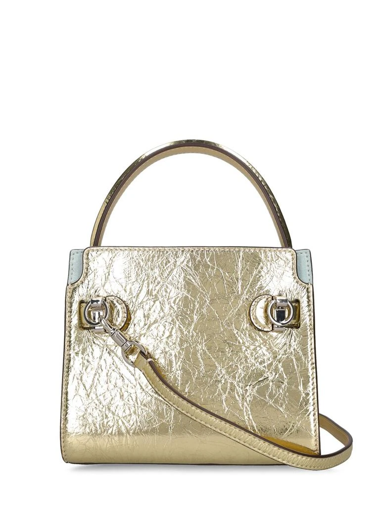 商品Tory Burch|Petite Lee Radziwill Metallic Double Bag,价格¥6567,第3张图片详细描述