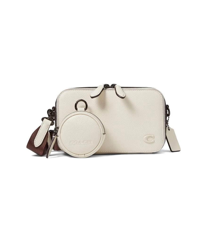 商品Coach|Charter Slim Crossbody in Pebble Leather with Sculpted C Hardware Branding,价格¥1702,第1张图片