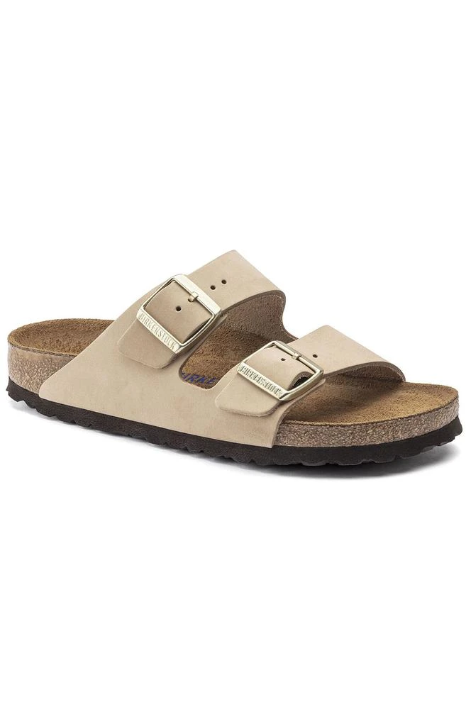 商品Birkenstock|(1019013) Arizona Soft Footbed Sandals - Sandcastle,价格¥558,第1张图片