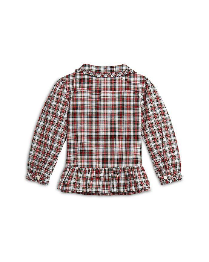 商品Ralph Lauren|Girls' Plaid Poplin Shirt & Tuxedo Leggings Set - Baby,价格¥170,第2张图片详细描述