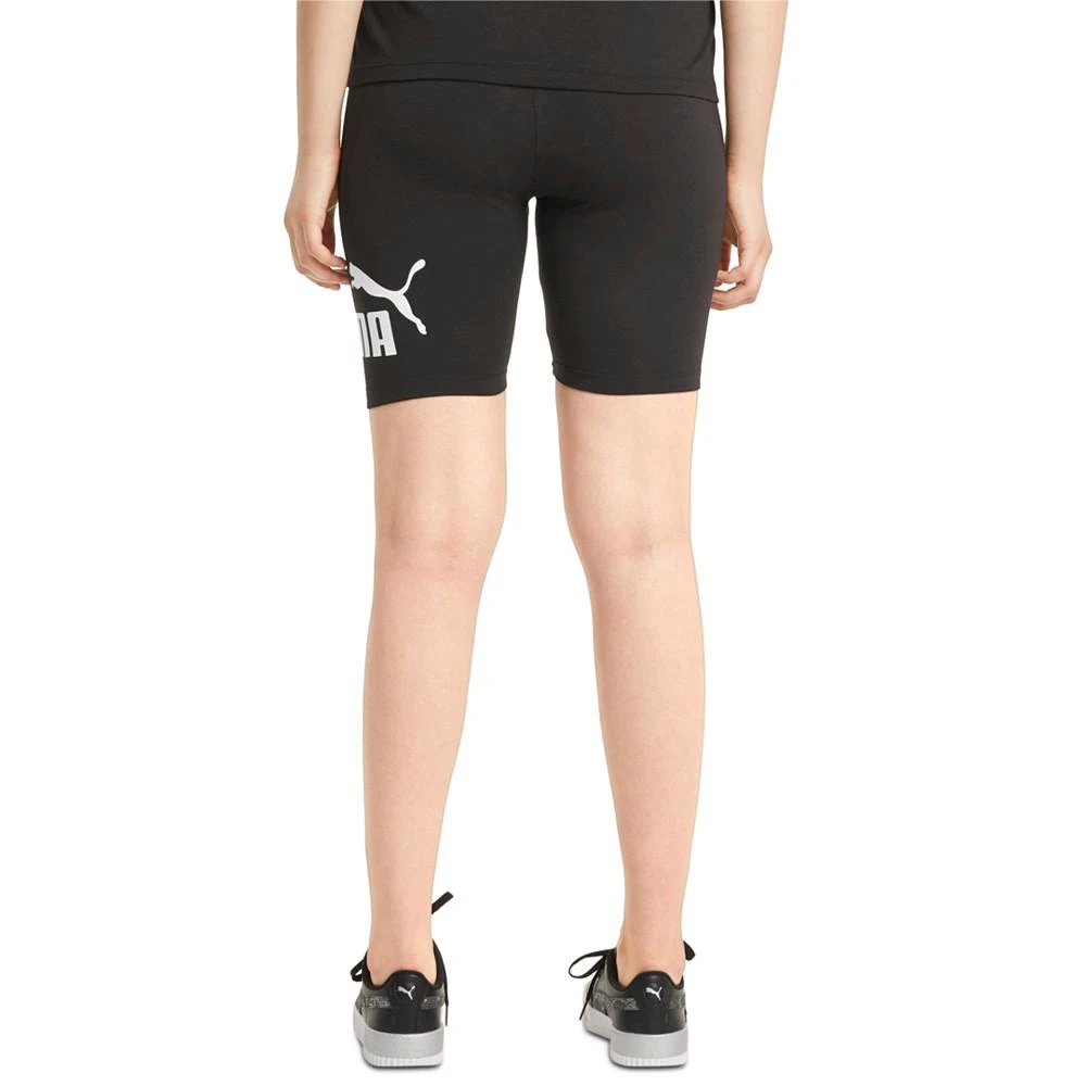 商品Puma|Women's Essential 7" Logo Graphic Bike Shorts,价格¥113,第2张图片详细描述