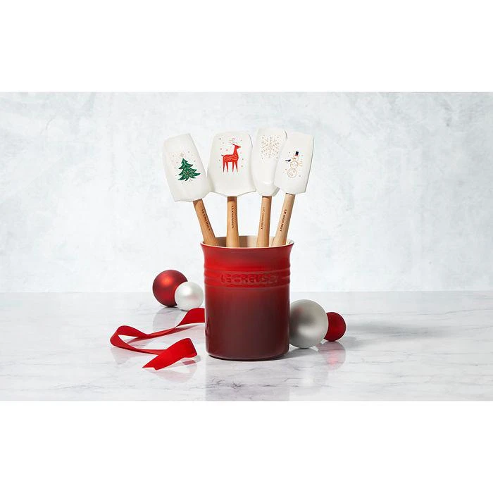 商品Le Creuset|Noel Collection Utensil & Crock Set,价格¥651,第1张图片