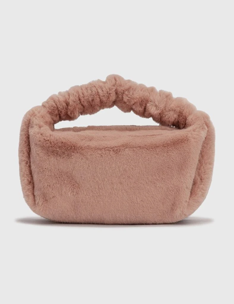 商品Alexander Wang|SCRUNCHIE SMALL BAG IN FAUX FUR,价格¥1766,第1张图片