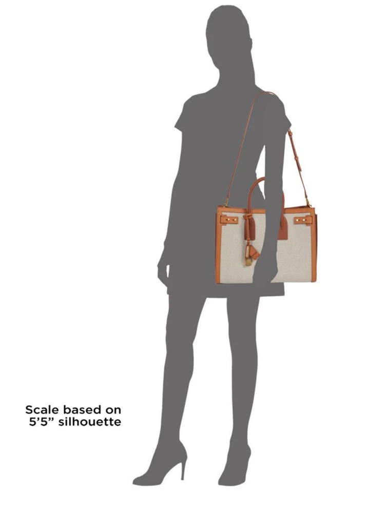 商品Yves Saint Laurent|Saint Laurent - Medium Canvas & Tan Leather Sac De Jour,价格¥18621,第3张图片详细描述