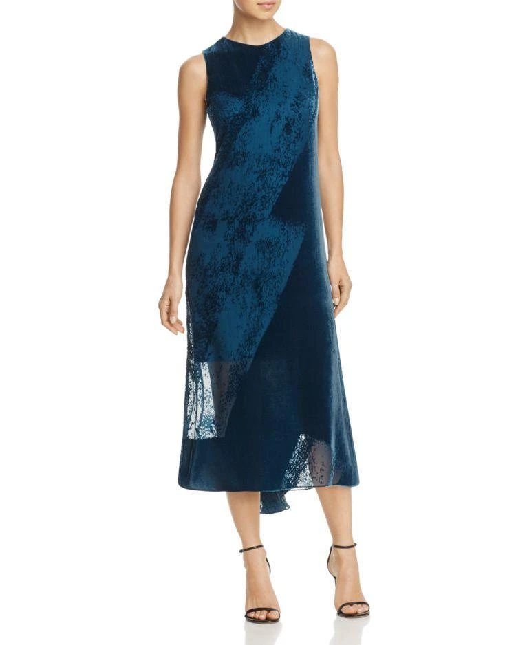 商品Donna Karan|Sleeveless Burnout-Velvet Dress,价格¥1585,第1张图片