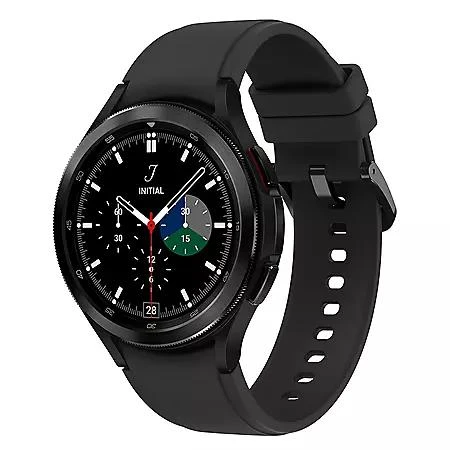 商品SAMSUNG|Samsung Galaxy Watch4 Classic Stainless Steel 46mm Smartwatch with Extra Strap, Choose Color,价格¥2464,第2张图片详细描述