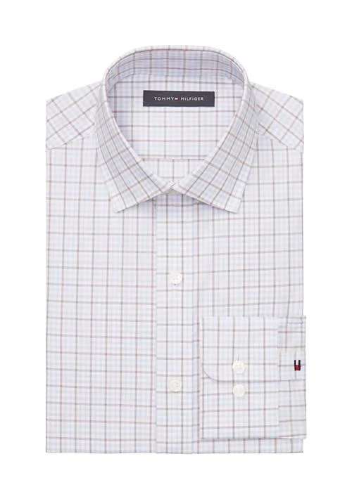 商品Tommy Hilfiger|Flex Regular Fit Wrinkle Free Stretch Twill Dress Shirt,价格¥189,第1张图片