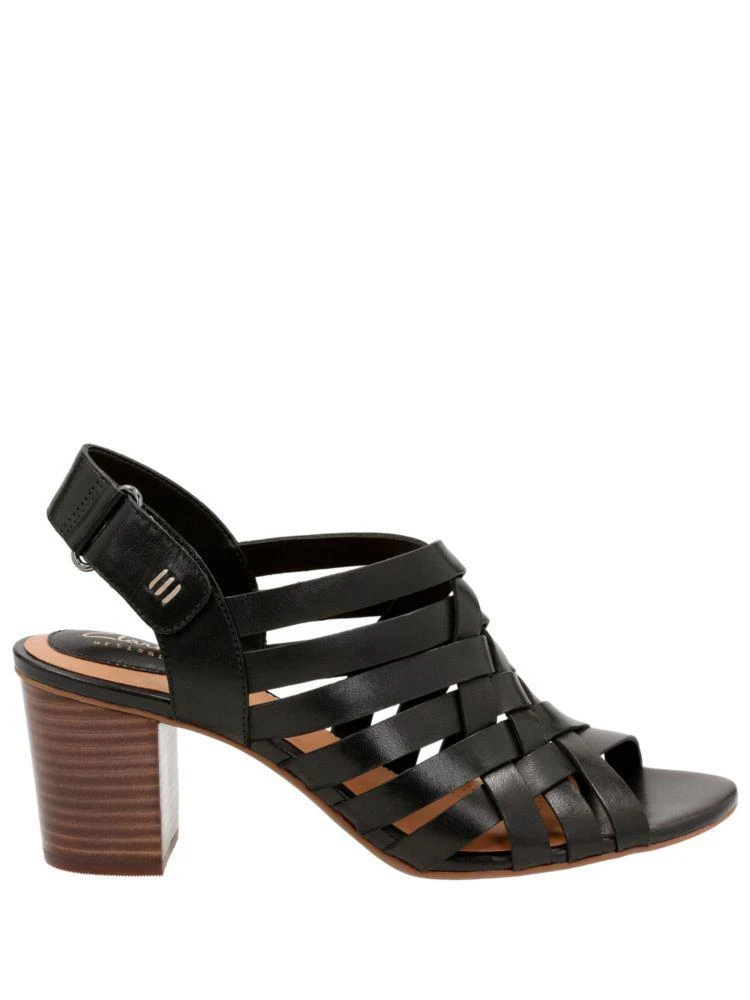 商品Clarks|Ralene Luster Leather Sandals,价格¥414,第5张图片详细描述