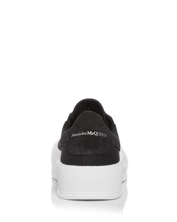 商品Alexander McQueen|Men's Deck Suede Heel Detail Low Top Sneakers,价格¥3891,第6张图片详细描述