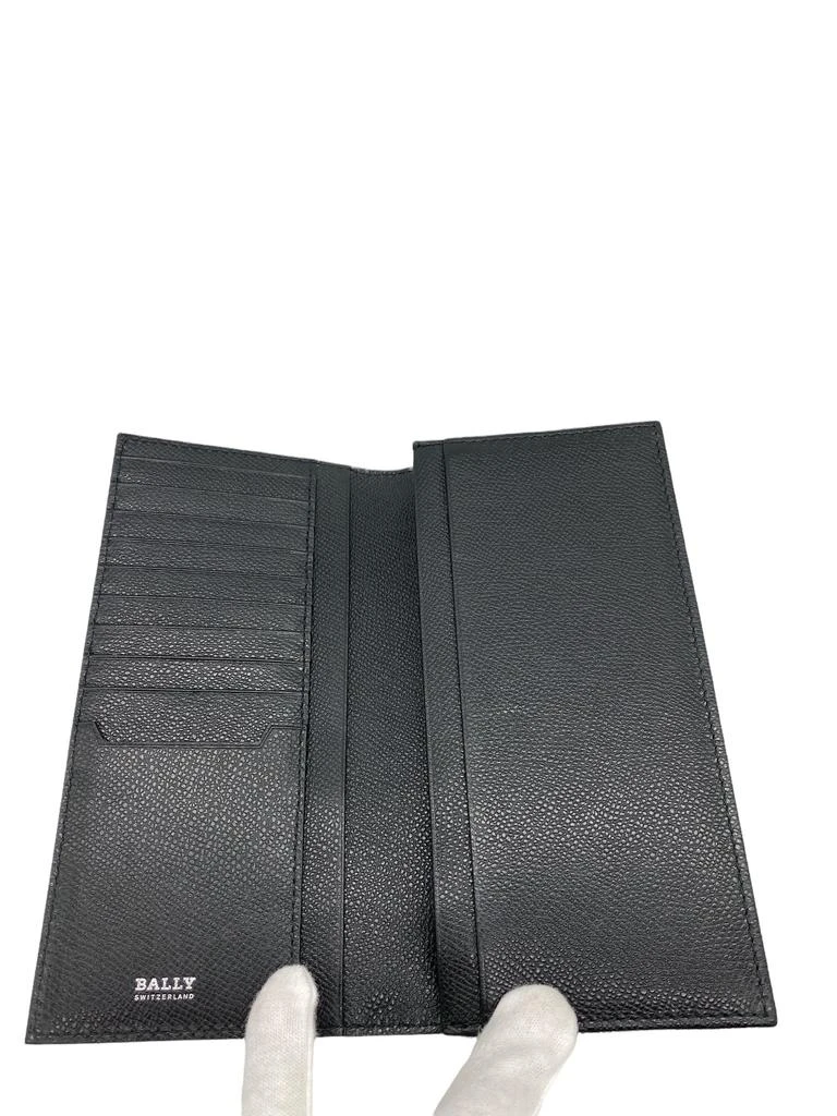 商品Bally|Bally Mialiro Men's 6227973 Black Leather Embossed Wallet,价格¥1416,第4张图片详细描述