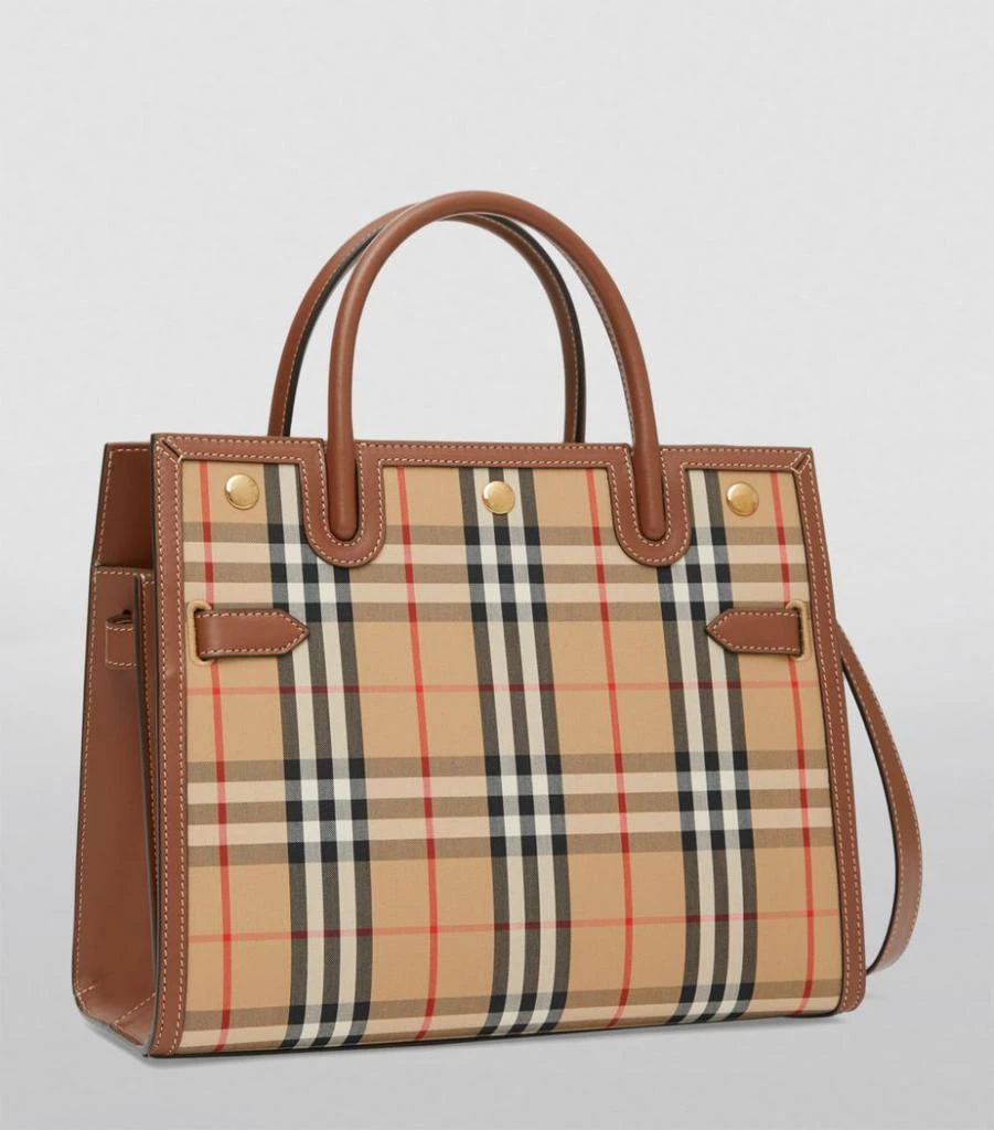 商品Burberry|Medium Vintage Check Title Tote Bag,价格¥26402,第3张图片详细描述