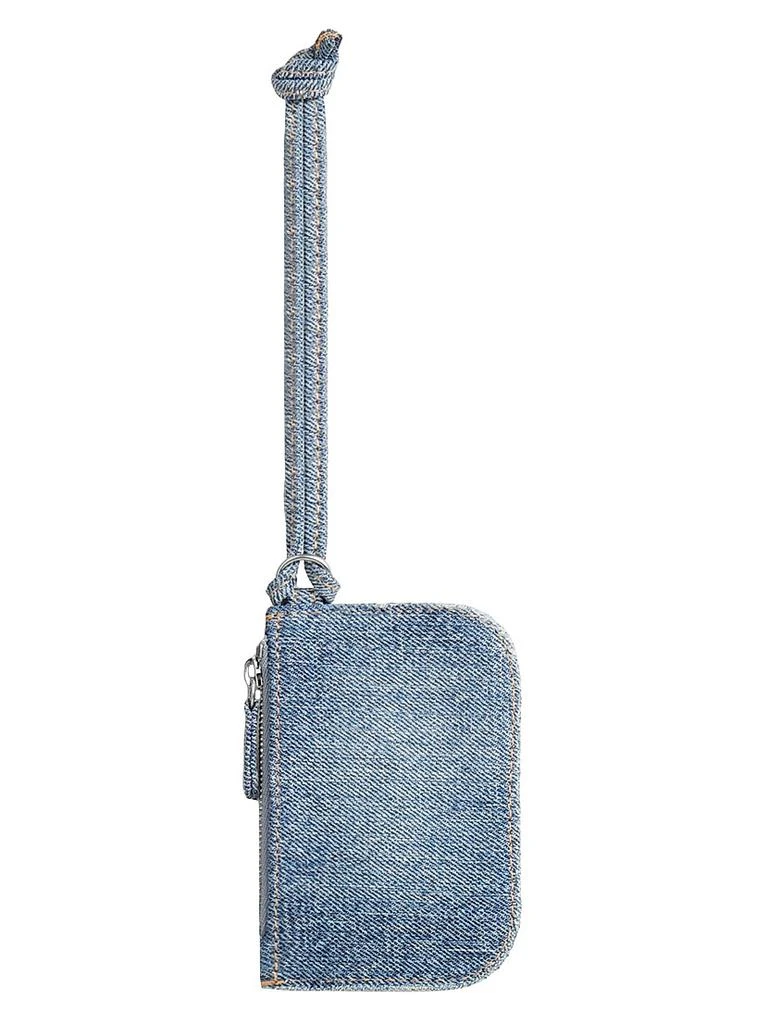 商品Balenciaga|Le Cagole Coin Purse Denim With Rhinestones,价格¥3341,第2张图片详细描述