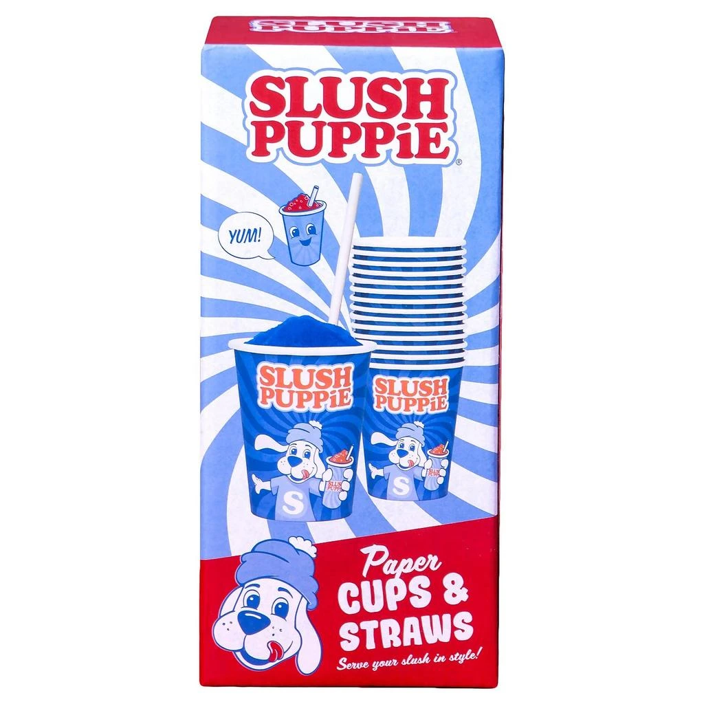 商品Fizz Creations|Slush Puppie Paper Cups & Straws (Set of 20),价格¥118,第3张图片详细描述