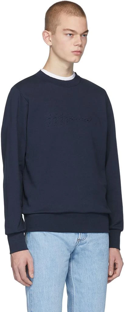 商品A.P.C.|Navy JJJJound Edition Justin Sweatshirt,价格¥930,第2张图片详细描述