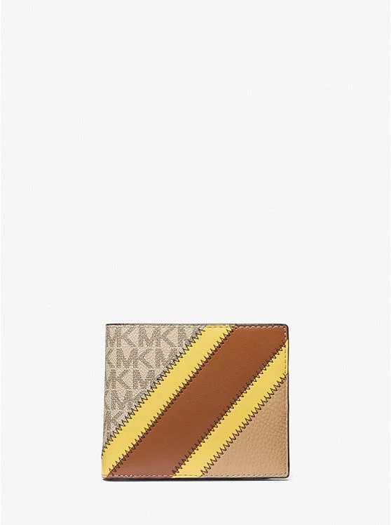 商品Michael Kors|Cooper Logo and Faux Leather Billfold Wallet,价格¥293,第1张图片