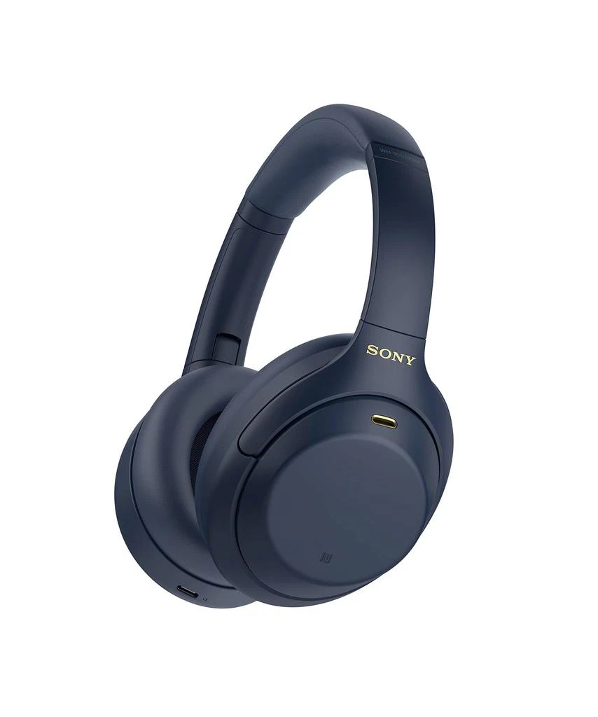 商品SONY|Sony WH-1000XM4 Wireless Premium Noise Canceling Overhead Headphones with Mic for Phone-Call and Alexa Voice Control, Midnight Blue WH1000XM4,价格¥1630,第1张图片