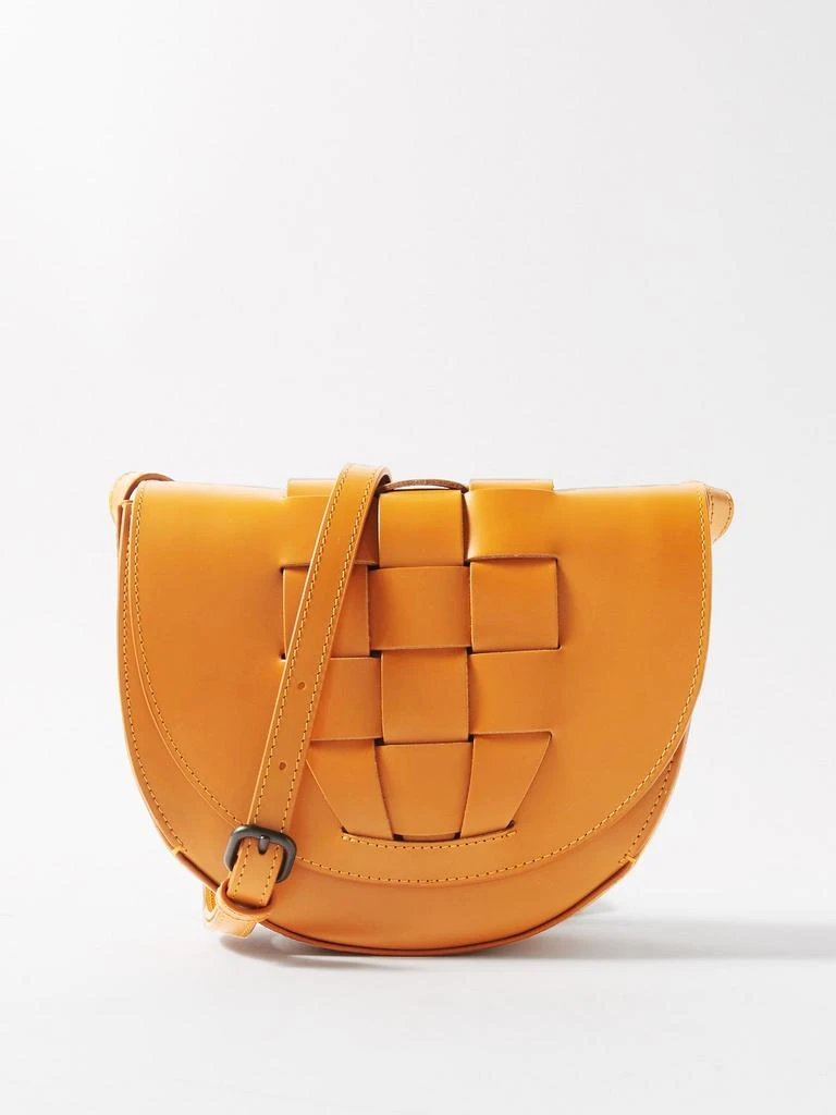 商品Hereu|Sinia woven leather cross-body bag,价格¥2871,第1张图片