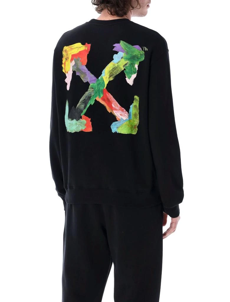 商品Off-White|Off-White Logo Printed Crewneck Sweatshirt,价格¥1638,第2张图片详细描述