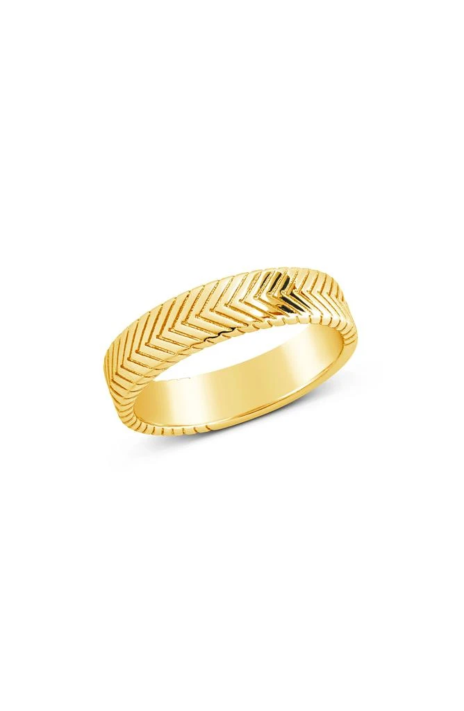 商品Sterling Forever|Jeanne Chevron Ring,价格¥128,第1张图片