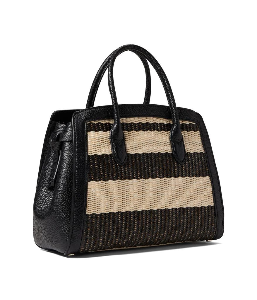 商品Kate Spade|Knott Striped Straw Medium Satchel,价格¥1263,第2张图片详细描述