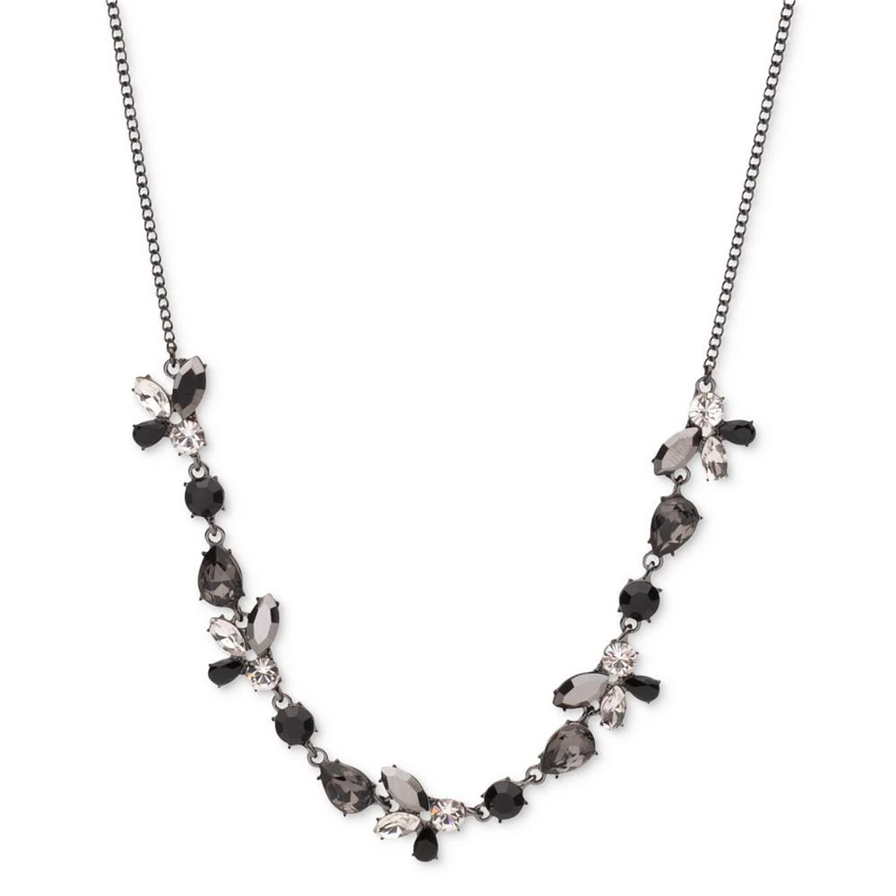Givenchy Crystal Frontal Necklace, 16" + 3" extender 1