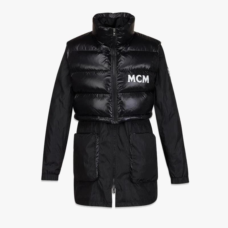 商品MCM|MCM 长袖夹克長外套 男款蓝色MHJBASX02BK000-BLACK,价格¥6601,第1张图片