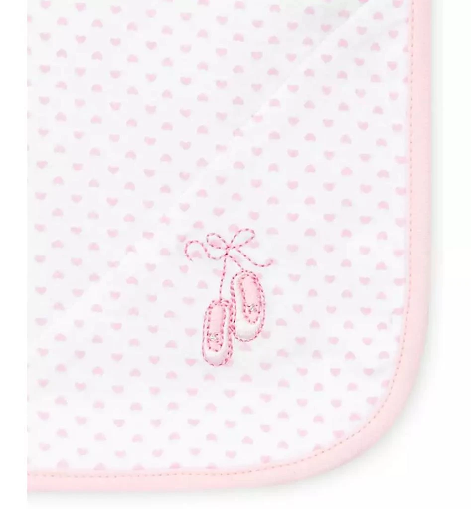 商品Little Me|Baby Girls Prima Ballerina With All Over Heart Print Blanket,价格¥98,第3张图片详细描述